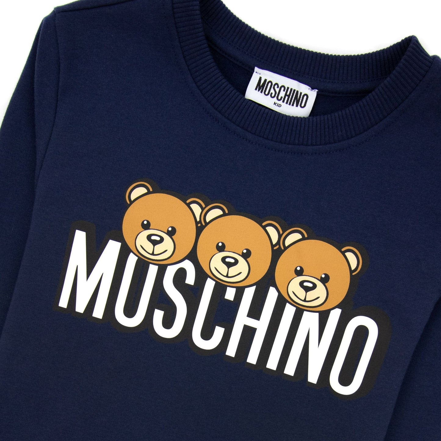 Moschino Kids Teddy Bear Sweatshirt Blue Navy 40016
