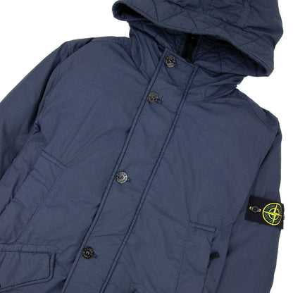 Stone Island 42732 Naslan Light Watro Down Jacket Blue V0028