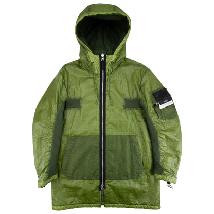 Stone Island Shadow Project 40203 Dual Grid Contour Parka Green V0058