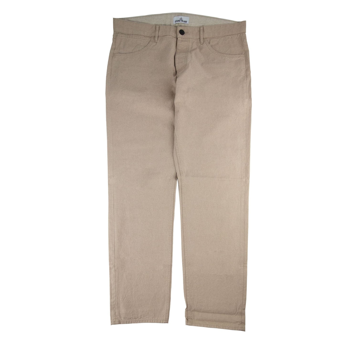 Stone Island Sl Slim Patch Back Pocket Jean Beige
