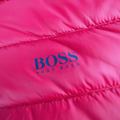 Hugo Boss Small Logo Puffer Jacket Red