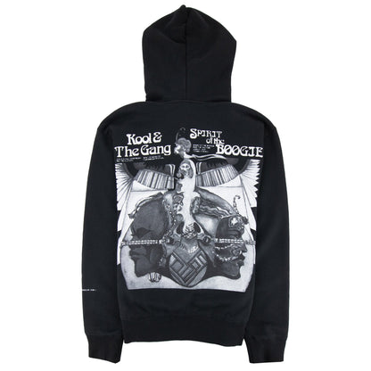 Moncler Embroidered Fragment Logo Hoodied Sweatshirt Black 999