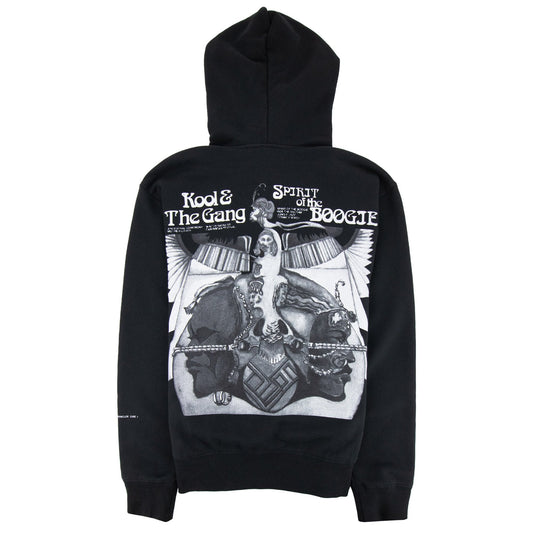 Moncler Embroidered Fragment Logo Hoodied Sweatshirt Black 999