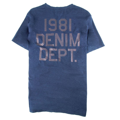 Armani Jeans Eagle Logo Crewneck T Shirt Blue