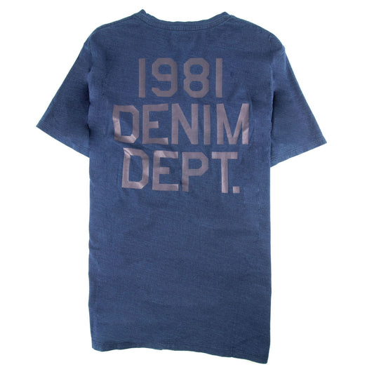 Armani Jeans Eagle Logo Crewneck T Shirt Blue
