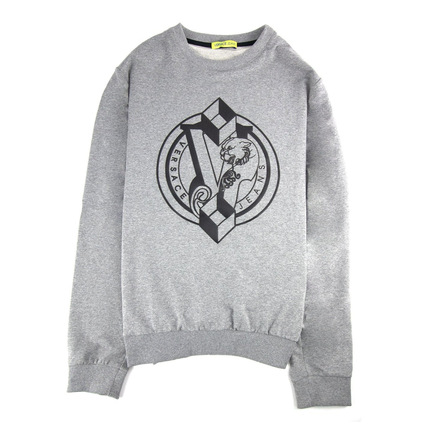 Versace Jeans Logo Light Fleece Sweatshirt Grey