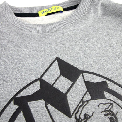 Versace Jeans Logo Light Fleece Sweatshirt Grey