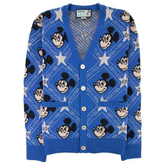 Gucci Disney X Gucci Wool Cardigan Blue