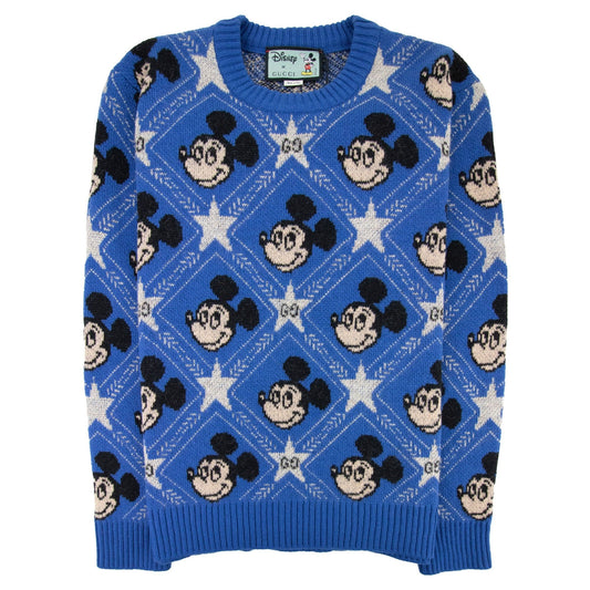 Gucci Disney X Gucci Wool Jumper Blue