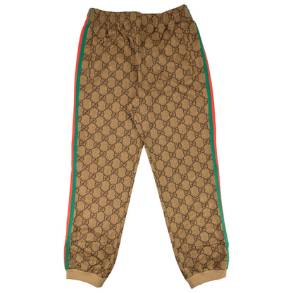 Gucci Gg Technical Jersey Track Bottoms Beige