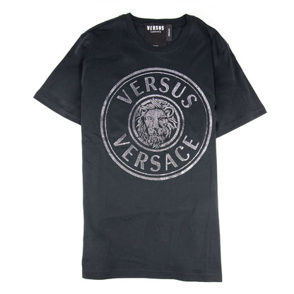 Versace Versus Regular Fit Medallion Tshirt Black