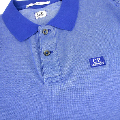 CP Company Tacting Short Sleeve Polo Elec Blue