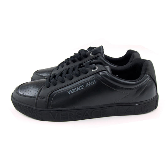 Versace Jeans Logo Casual Low Trainer Black