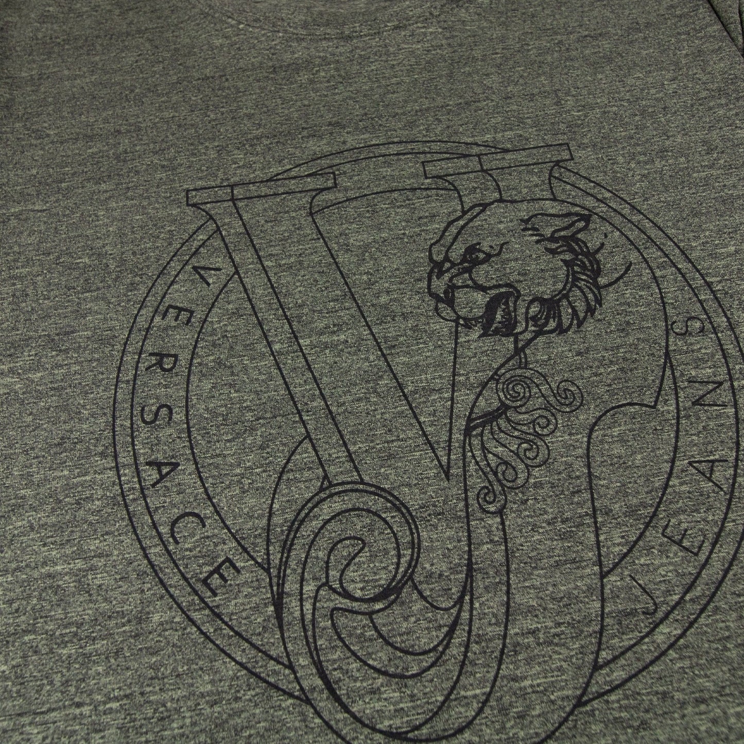 Versace Jeans Log Print S/s T Shirt Green