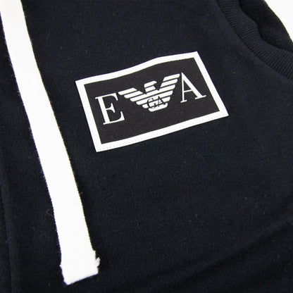 Emporio Armani Ea Sleevless Hooded Sweater Black
