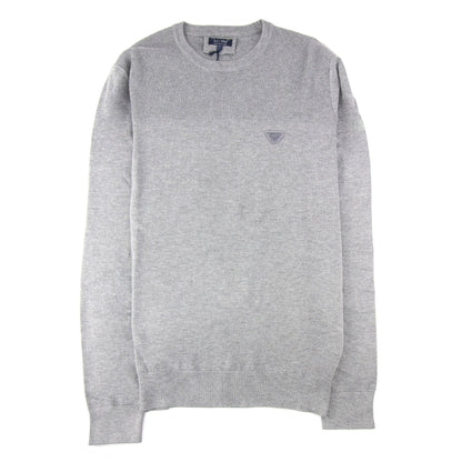 Armani Jeans Eagle Patch Logo Sweatshirt Grey Melange