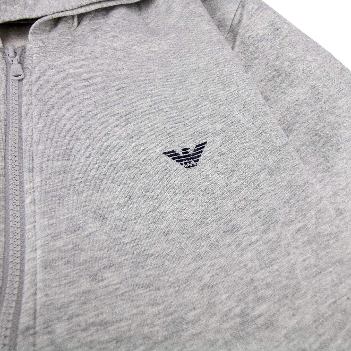 Emporio Armani Eagle Logo Tracksuit Top Light Grey