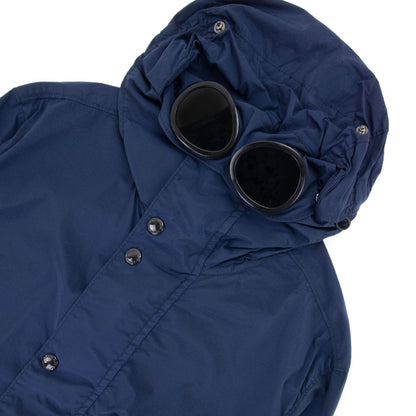 Cp Company Nycra Goggle And Watchviewer Jacket Navy