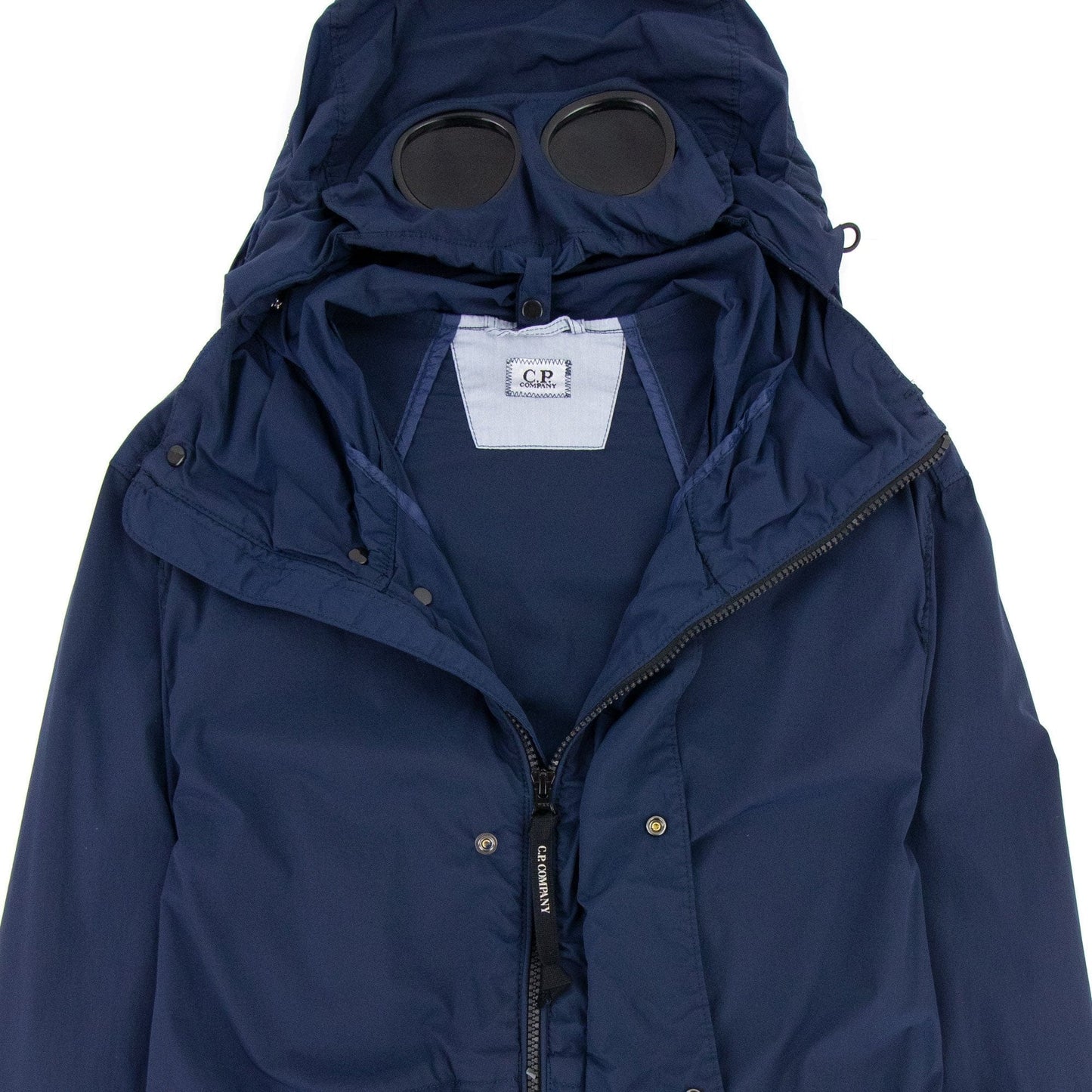 Cp Company Nycra Goggle And Watchviewer Jacket Navy