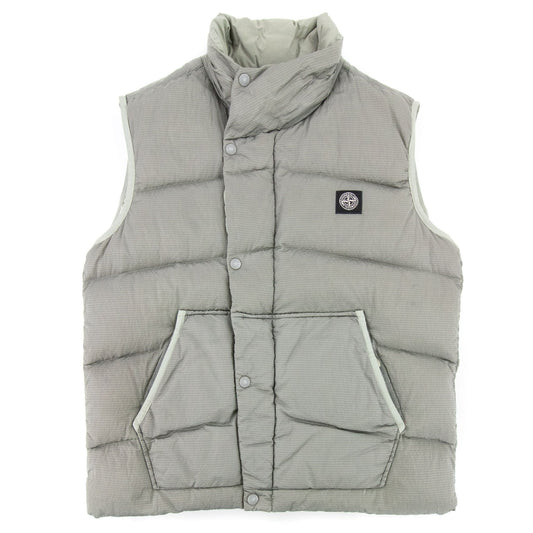 Stone Island Nylon Metal Ripstop Down Vest Grey