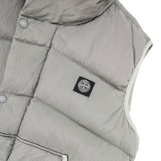 Stone Island Nylon Metal Ripstop Down Vest Grey