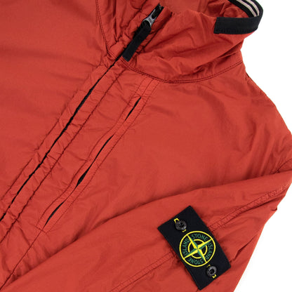 Stone Island Garment Dyed Crinkle Reps Jacket Red V0015
