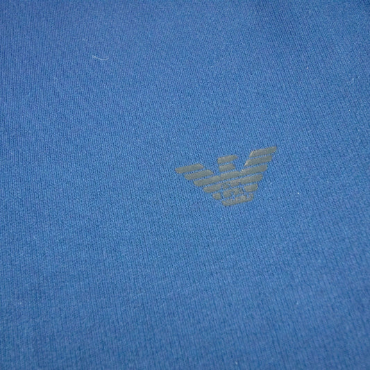 Emporio Armani Printed Logo S/s T-Shirt Blue