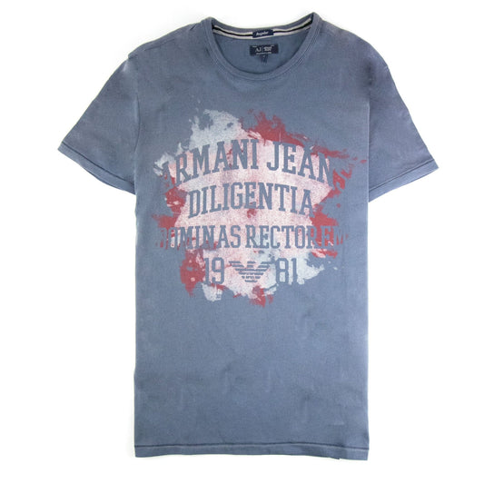 Armani Jeans Diligentia Crewneck T Shirt Dark Blue