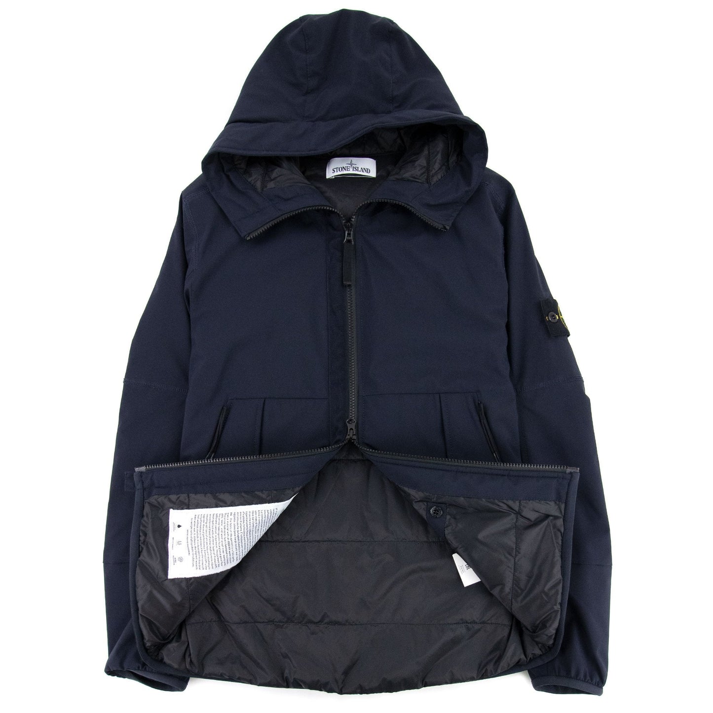 Stone Island Soft Shell-r Primaloft Jacket Navy