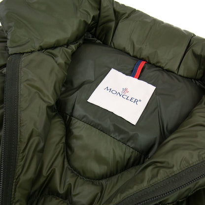 Moncler Saire Quilted Hooded Jacket Khaki