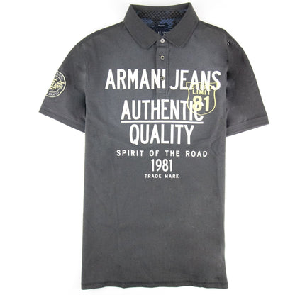 Armani Jeans Spirit Of The Road S/s Polo Grigio Grey