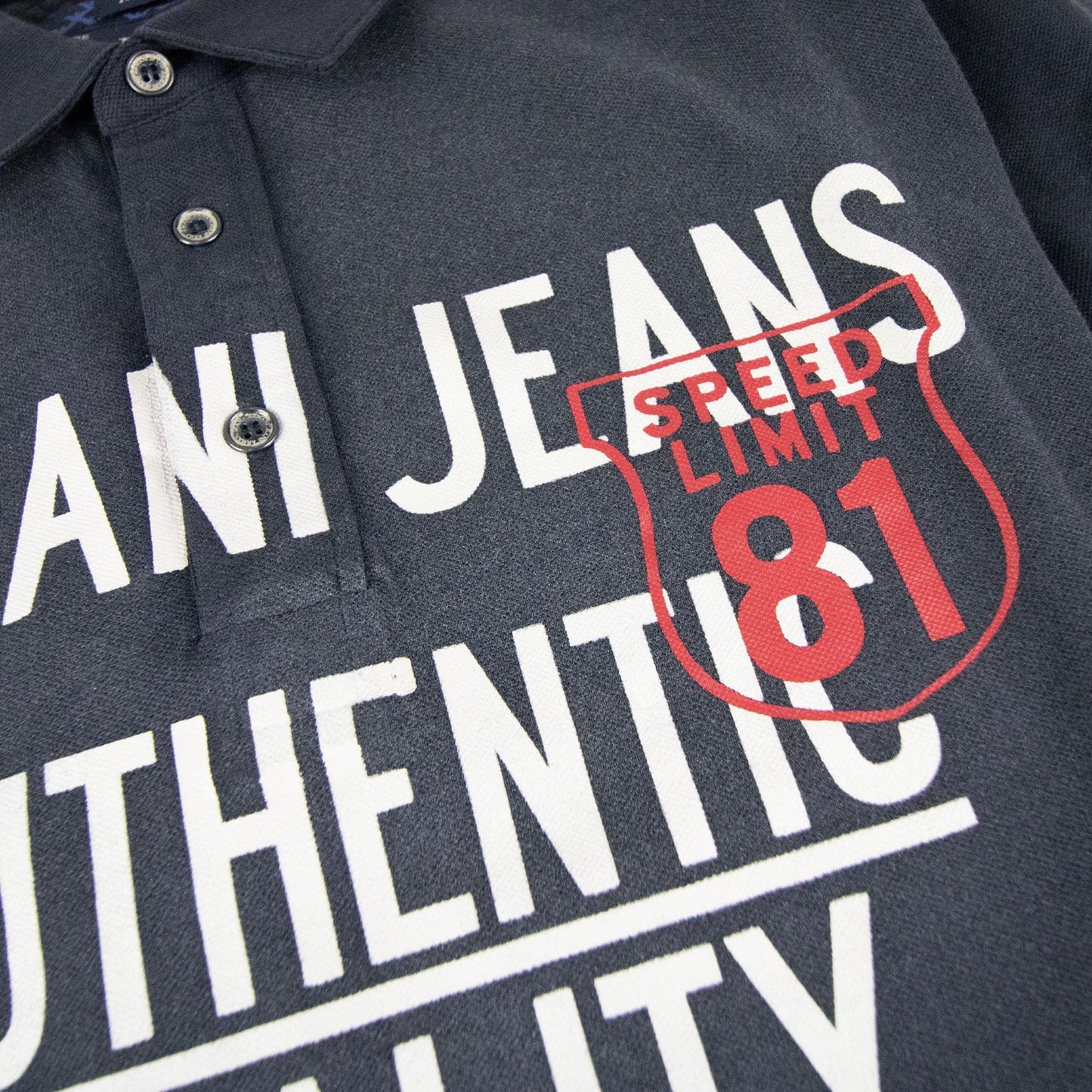 Armani Jeans Spirit Of The Road S/s Polo Navy Blue