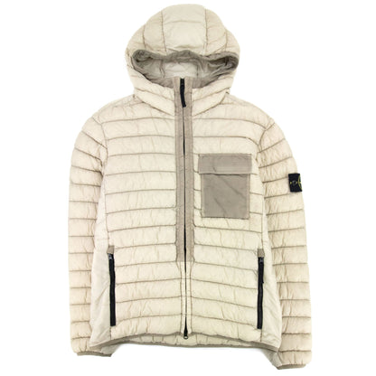 Stone Island Micro Yarn Down Padded Jacket Beige V0090