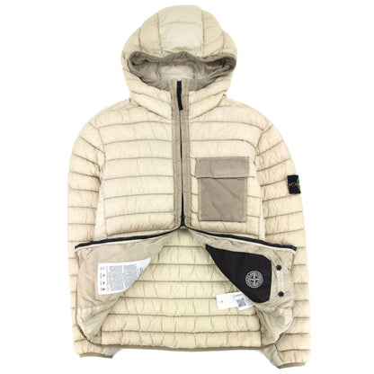 Stone Island Micro Yarn Down Padded Jacket Beige V0090