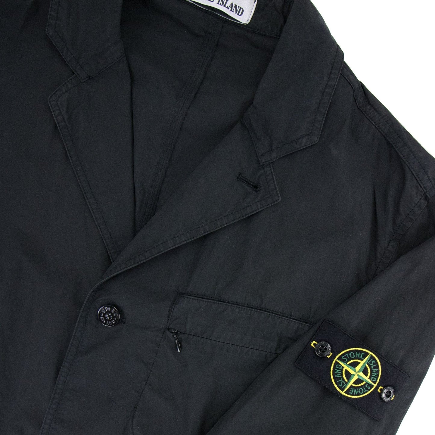 Stone Island Tela Paracadute Blazer Black V0029