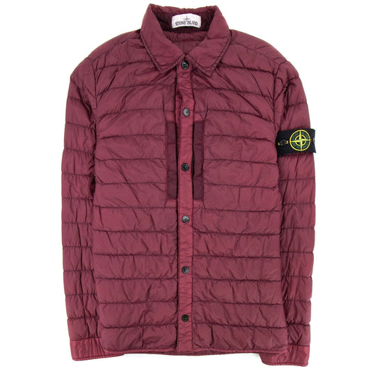 Stone Island Garment Dyed Micro Yarn Jacket Red V0012