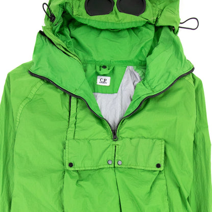 Cp Company Nyfoil Half Zip Jacket Green