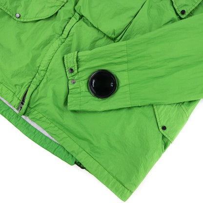 Cp Company Nyfoil Half Zip Jacket Green