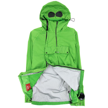 Cp Company Nyfoil Half Zip Jacket Green