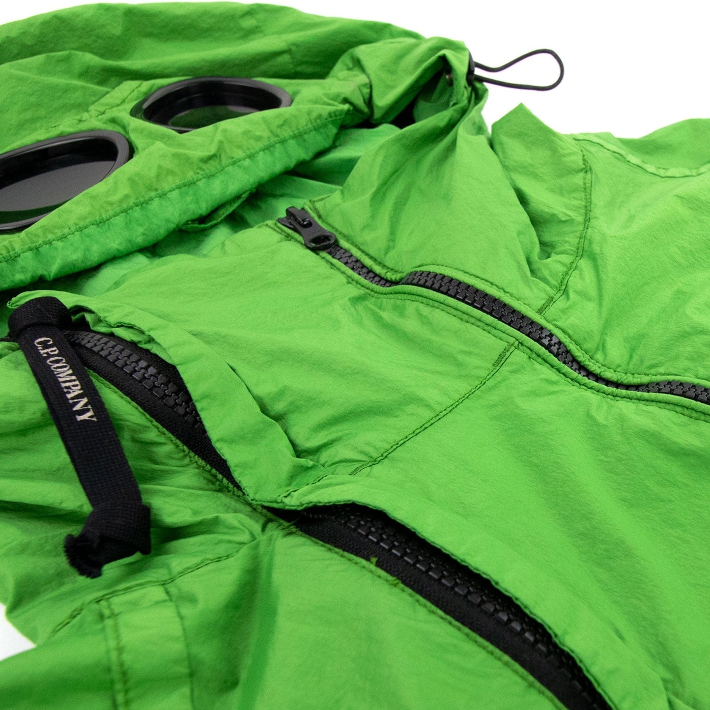 Cp Company Nyfoil Half Zip Jacket Green