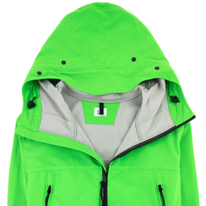 CP Company Soft Shell Goggle Jacket Lime Green