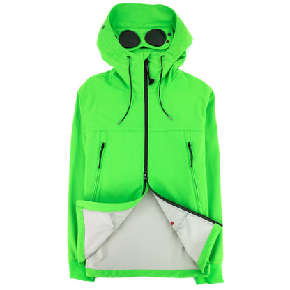 CP Company Soft Shell Goggle Jacket Lime Green