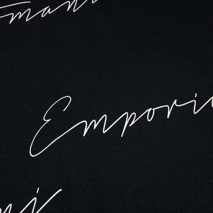 Emporio Armani Signiture Logo T Shirt Black