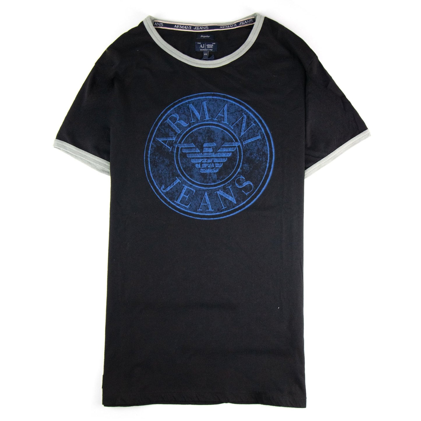 Armani Jeans Circle Logo S/s T Shirt Black