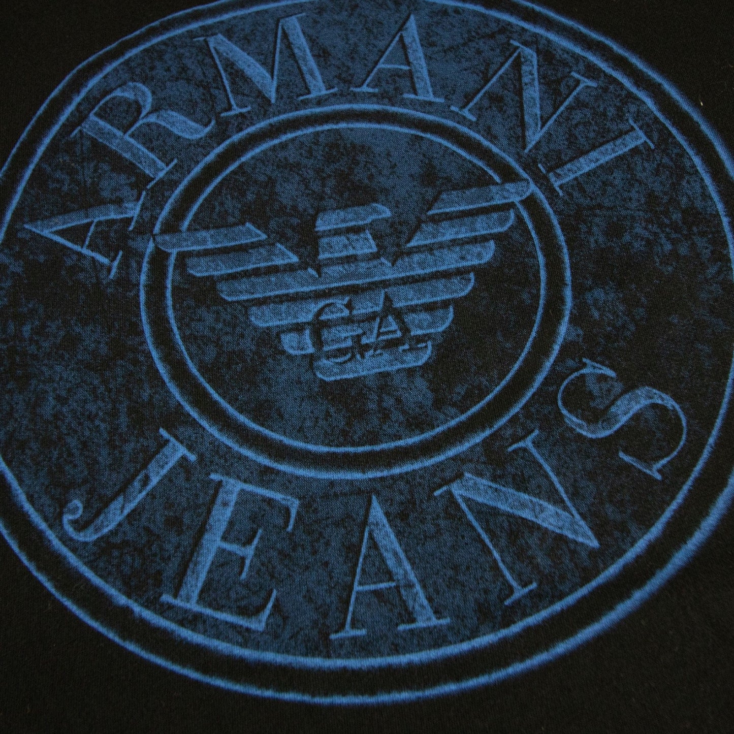 Armani Jeans Circle Logo S/s T Shirt Black