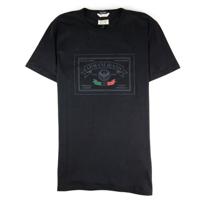 Armani Jeans Extra Slim Crewneck T Shirt Black