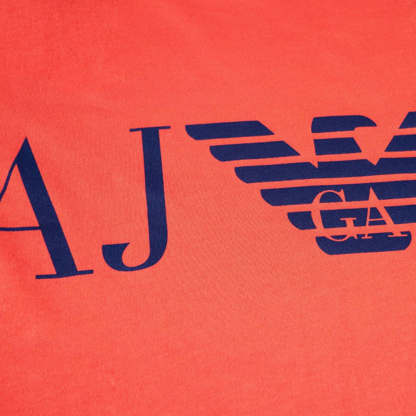 Armani Jeans Aj Eagle Logo T Shirt Rosso Red