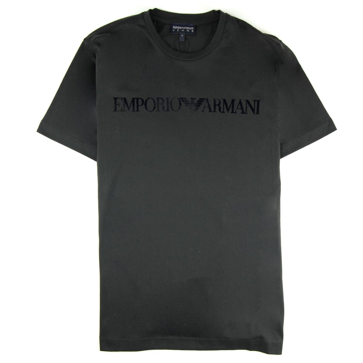 Emporio Armani Embossed Logo S/s T Shirt Black
