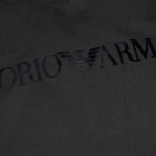 Emporio Armani Embossed Logo S/s T Shirt Black