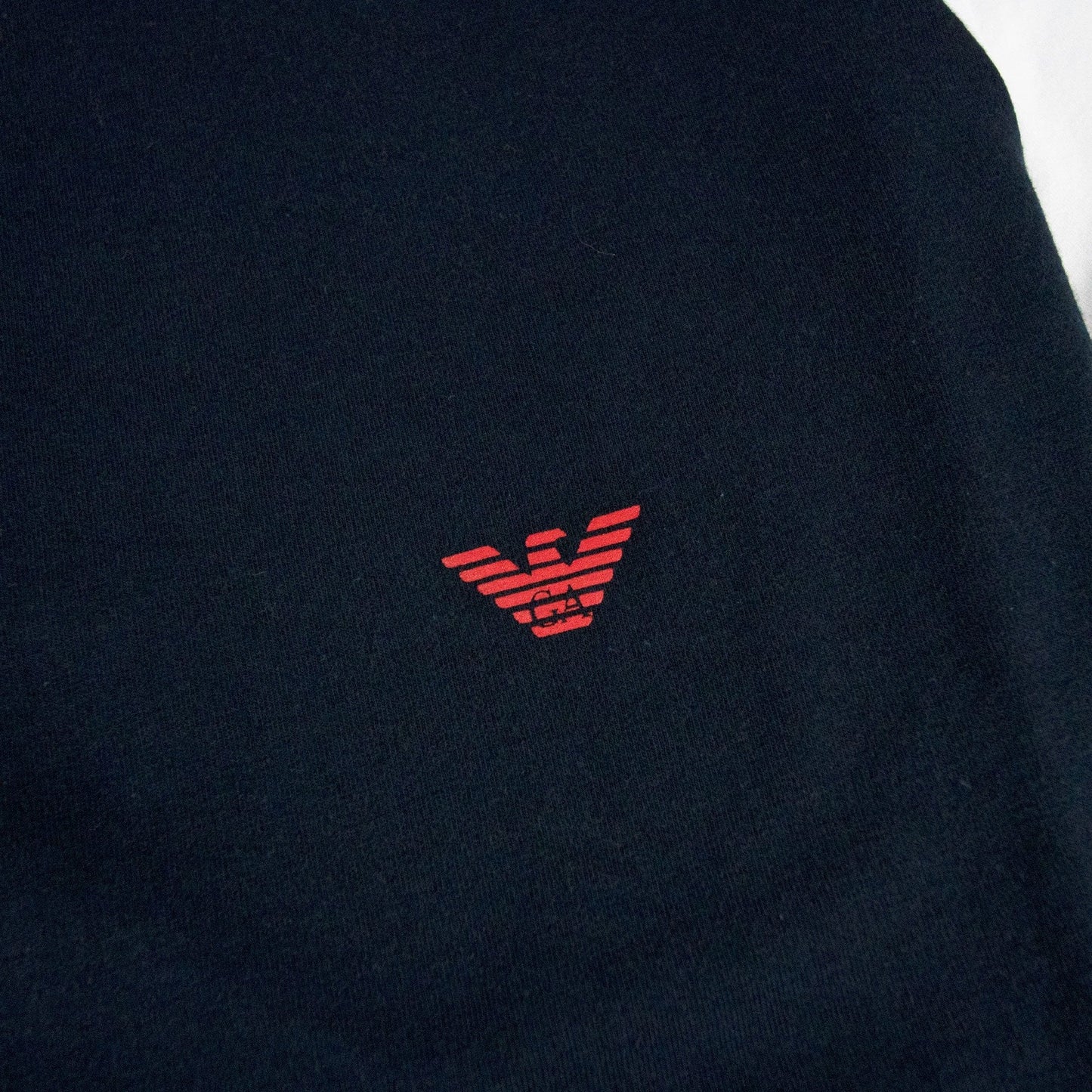 Emporio Armani Eagle Logo Crewneck T Shirt Navy